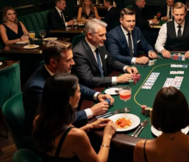 Galeria ujęć z wieczorów pokerowych w restauracji ADSIGHT LTD